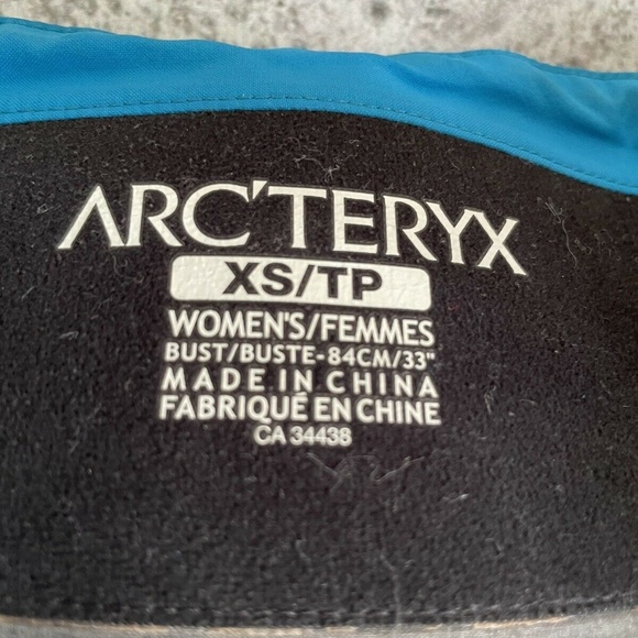 Arcteryx Jacket AR Gore Tex Pro Shell Blue Women's Sz Xs❤️ - Picture 7 of 12